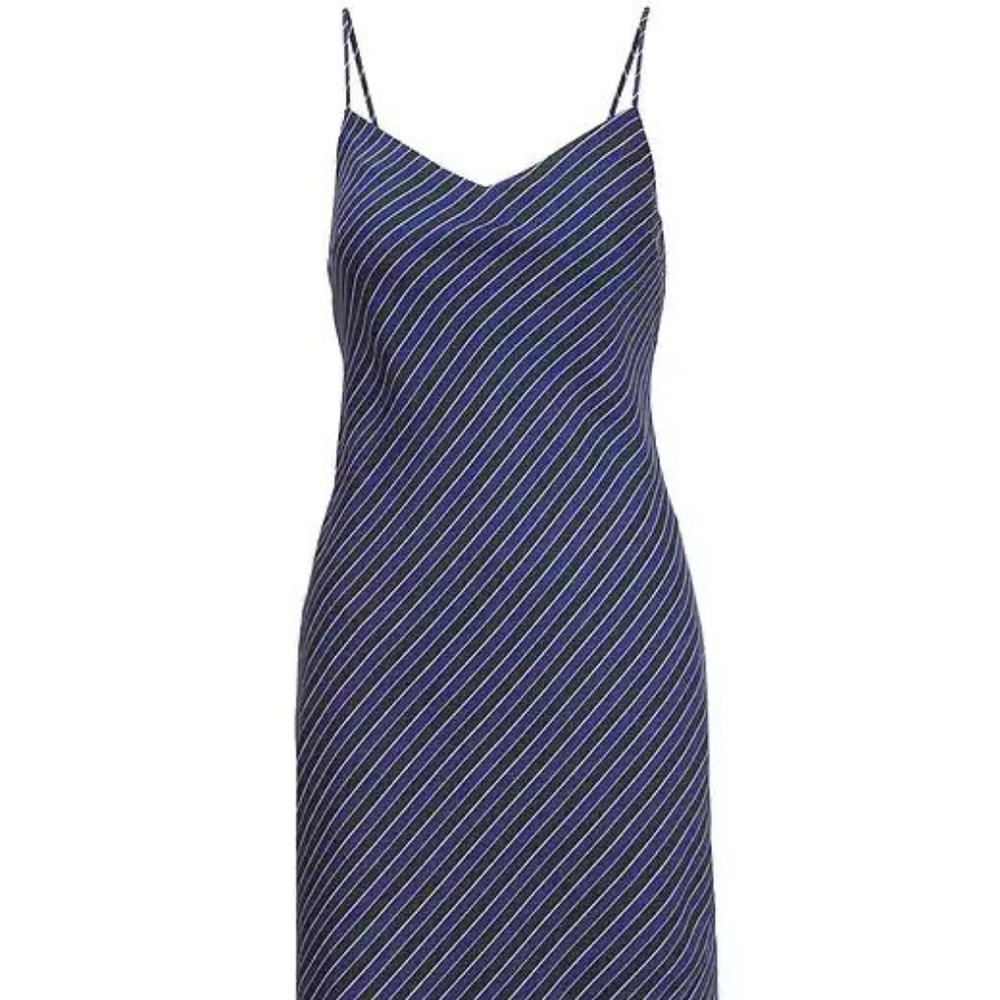 Banana Republic Stripe Washable Stretch Silk Slip